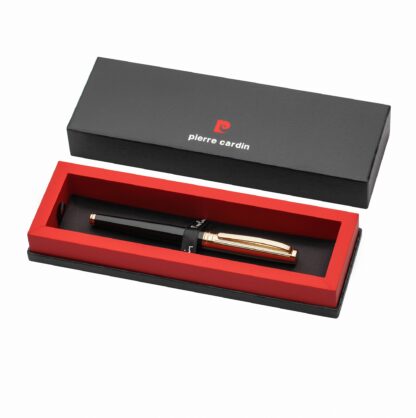 Stylo Pierre Cardin Roller Plaqué Or et Noir – Image 5