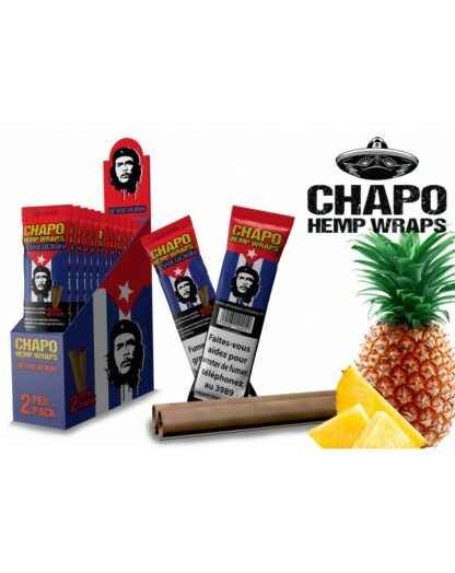 Boite 25 sachets de 2 blunts Revolucion (Ananas)