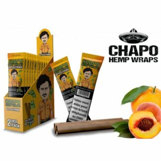 Boite 25 sachets de 2 blunts El Patron (Orange Peche)