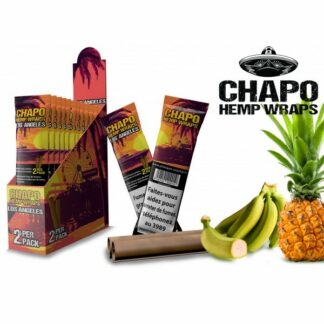 Boite 25 sachets de 2 blunts Los Angeles (Banane Ananas)