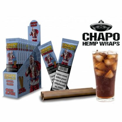 Boite 25 sachets de 2 blunts Santa Clauss (Cola)