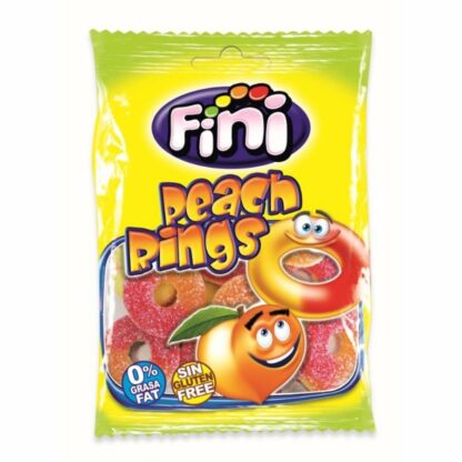 Bonbon Fini Anneaux Peche (12 sachets de 90g)