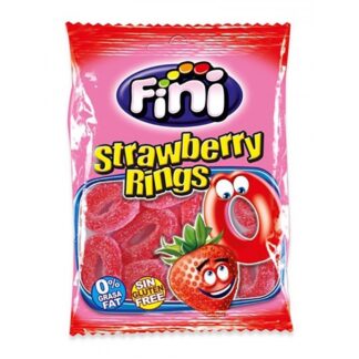 Bonbon Fini Anneaux Fraise (12 sachets de 90g)