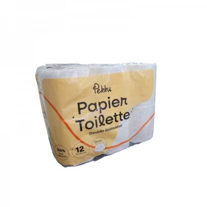 Papier Toilette PEKKU Double Epaisseur x12