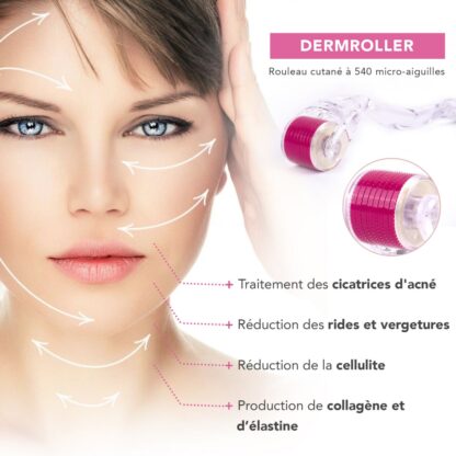 Roller visage Derm'Roll Microneedling Radyance – Image 3