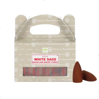 Encens Cones Backflow Satya White Sage