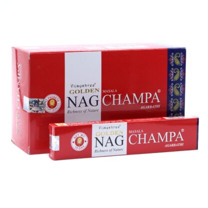 Encens Golden Nag Champa 15g (12 paquets)