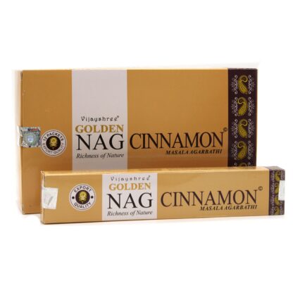 Encens Golden Nag Cinnamon 15g (12 paquets)