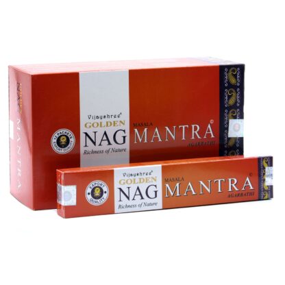 Encens Golden Nag Mantra 15g (12 paquets)