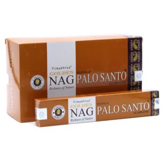 Encens Golden Nag Palo Santo 15g (12 paquets)