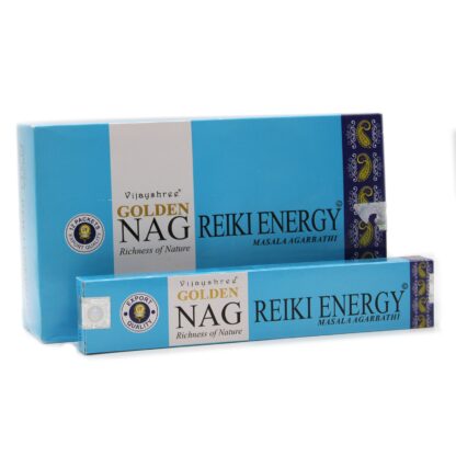 Encens Golden Nag Reiki Energy 15g (12 paquets)