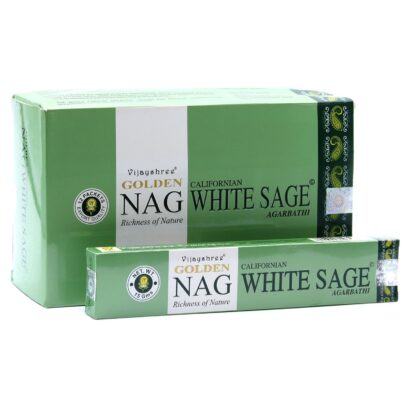 Encens Golden Nag White Sage 15g (12 paquets)