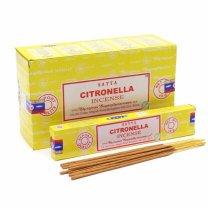 Encens Satya Citronnelle 15g (12 Paquets)