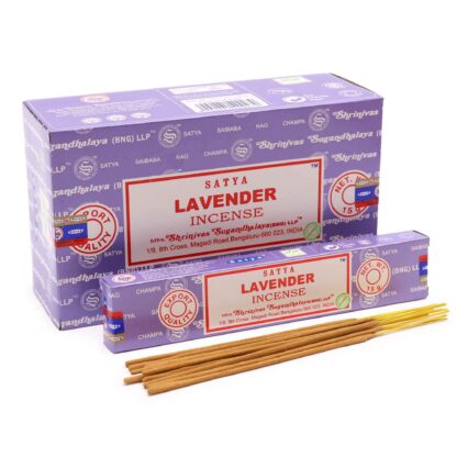 Encens Satya Lavande 15g (12 Paquets)