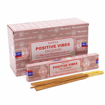 Encens Satya Positive Vibes 15g (12 Paquets)