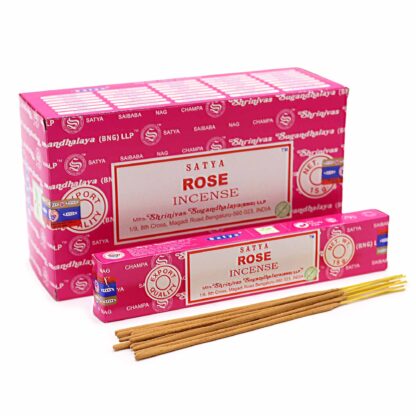 Encens Satya Rose 15g (12 Paquets)