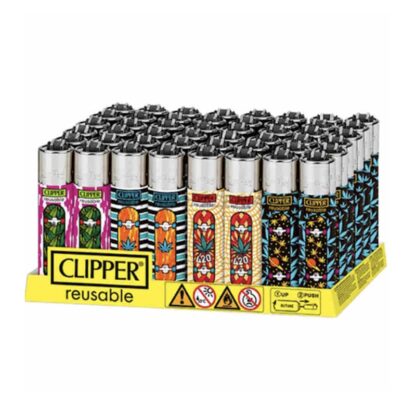 Briquet Clipper Weed Boarding (boite de 48 briquets)