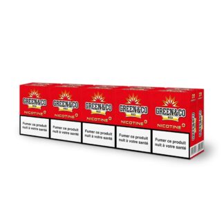 Cigarette Pré-Roll Green & CO AVEC NICOTINE (Cartouche de 10 paquets)