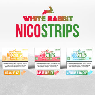 Nico Strips White Rabbit (Pack de 10 paquets)
