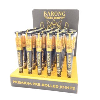 Préroll Amnesia & Og Kush - Barong (Présentoir de 36)