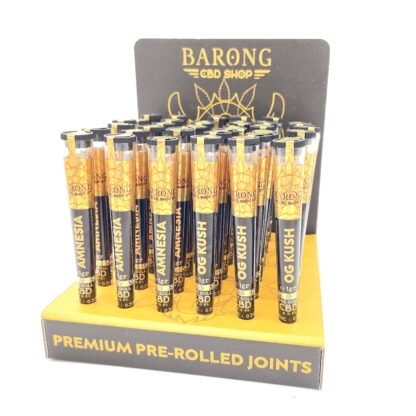 Préroll Amnesia & Og Kush - Barong (Présentoir de 36)