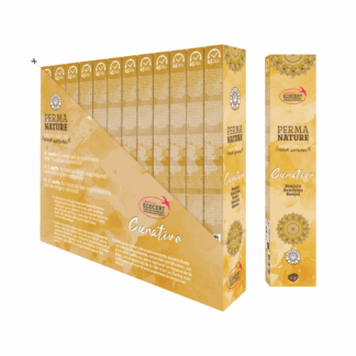 Encens Perma Nature Curativo Benjoin Labelisé Ecocert-Fair Trade 15g (Boite de 12 paquets)