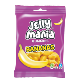 Bonbon Jelly Mania Bananes (18 sachets de 100g)