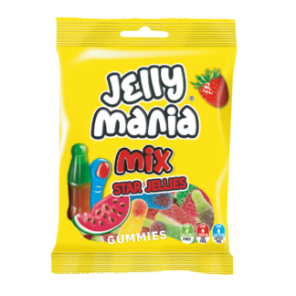 Bonbon Jelly Mania Star Jellies Mix (18 sachets de 100g)