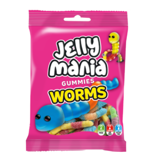 Bonbon Jelly Mania Vers Acides (18 sachets de 100g)