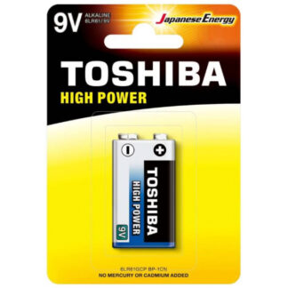 Piles Toshiba 6LR61 9v (Blister 1 pile)
