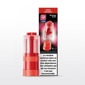 Recharge Puff Ghost 12K/24K Fraise Pastèque 18mg Nicotine