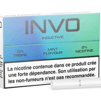 Paquet 20 Sticks Invo Inductive Menthe 2% Nicotine (Cartouche de 10 paquets)
