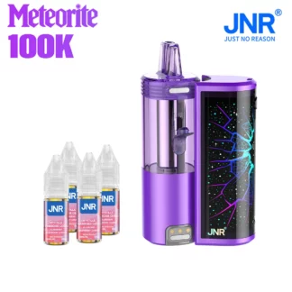 Puff JNR Météorite 100k Blueberry Raspberry Cherry 2% Nicotine (100% légale)