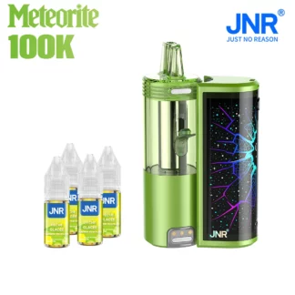 Puff JNR Météorite 100k Summer Peach ice 0% Nicotine (100% légale)