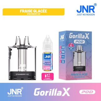 Cartouche Gorilla X + 1x10ml - 20mg - JNR (Saveur : Strawberry Ice)