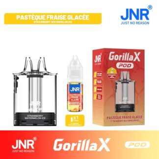 Cartouche Gorilla X + 1x10ml - 20mg - JNR (Saveur : Strawberry Watermelon Ice)