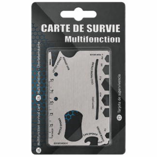 Carte de Survie Multifonction