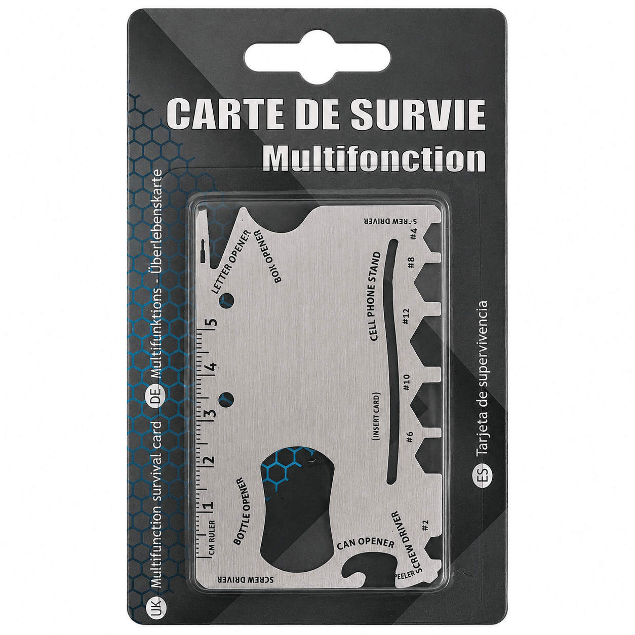 Carte de Survie Multifonction
