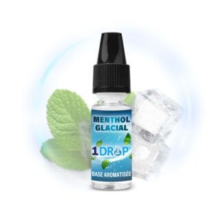 Liquide Arome Menthol Glacial 1drop (boite de 3 flacons)