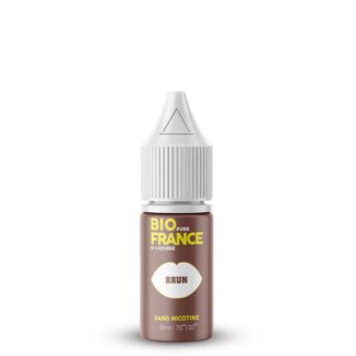 Eliquide Brun - Bio Pure France - Nicotine : 6 mg