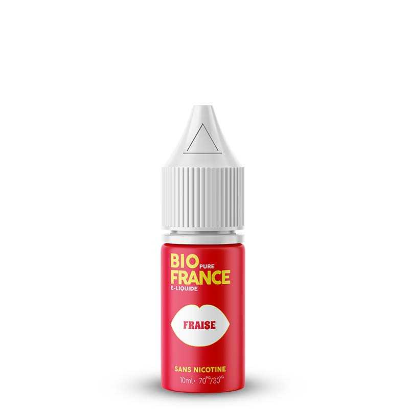 ElIquide Fraise - Bio Pure France - Nicotine : 6 mg