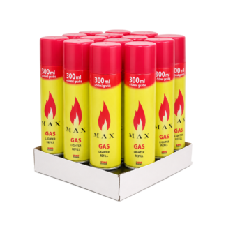 Gaz Max 300ml (12 bouteilles!